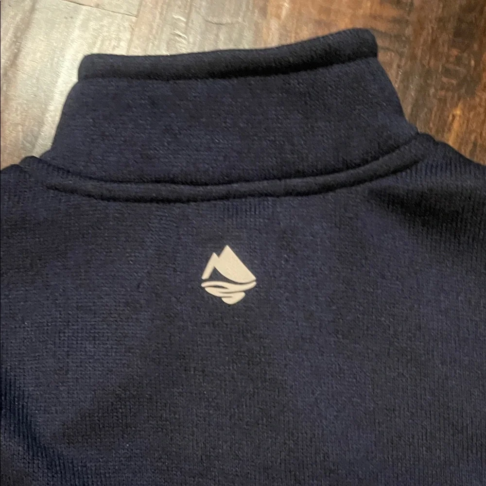 Boys Navy Blue Sleeveless Vest - Picture 5 of 5